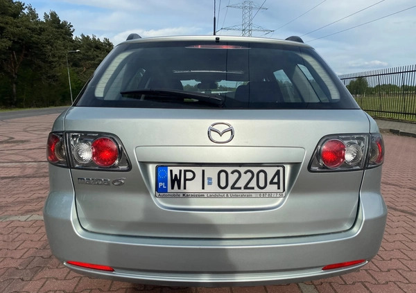 Mazda 6 cena 6199 przebieg: 251286, rok produkcji 2006 z Gniewkowo małe 211